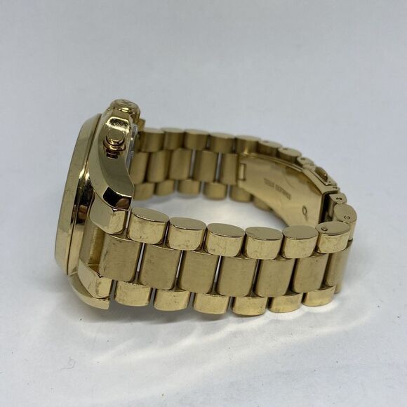 Michael Kors Bradshaw MK5605 Women Gold Stainless Steel Analog Dial Watch UC638 - Picture 9 of 12